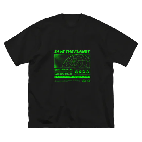 SAVE THE PLANET ビッグシルエットTシャツ