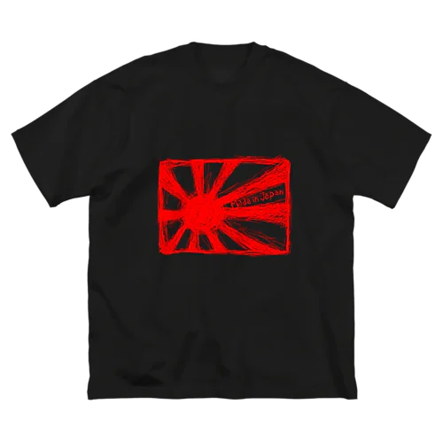 madeinjapan(赤文字ver) ビッグシルエットTシャツ