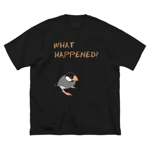 WHAT HAPPENED? ビッグシルエットTシャツ