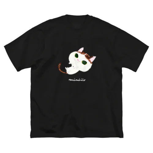 三毛猫（WhiteLogo） ビッグシルエットTシャツ