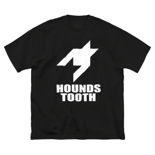 HOUNDSTOOTH 白ロゴ Big T-Shirt