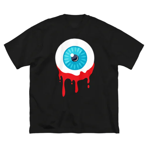 BLOOD DRIPPING FROM EYEBALLS -血が滴る目玉- ビッグシルエットTシャツ