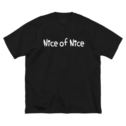 【Nice of Nice】(白柄) Big T-Shirt
