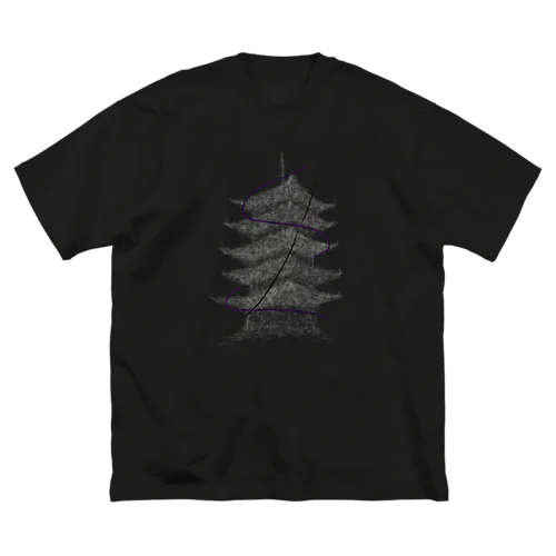 Five-storied pagoda ビッグシルエットTシャツ