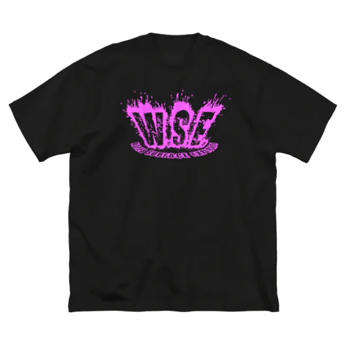 WSEオリジナルロゴ　ピンクプリント Big T-Shirt