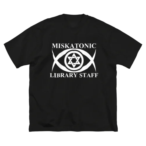 MISKATONIC LIBRARY STAFF ビッグシルエットTシャツ