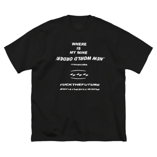 中指 ビッグシルエットTシャツ