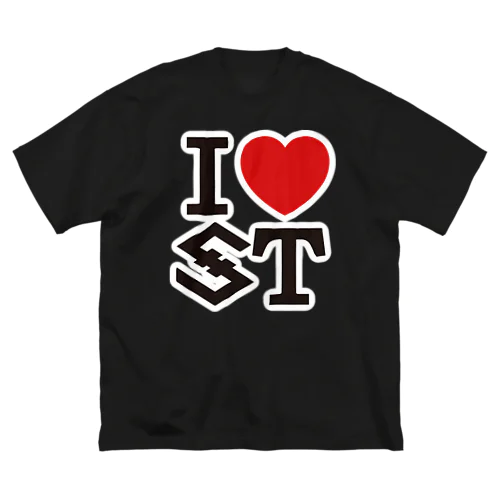 I love IOST（スクエア型） ビッグシルエットTシャツ