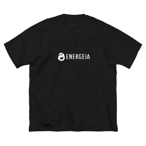 ENERGEIA公式（白・左右） ビッグシルエットTシャツ