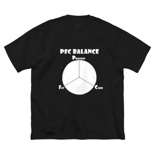 PFCバランスグラフ ビッグシルエットTシャツ