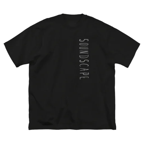 SoundScape ビッグシルエットT プリントカラーホワイト Big T-Shirt