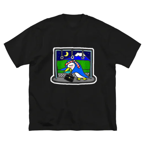 酔いどれペンギン ビッグシルエットTシャツ