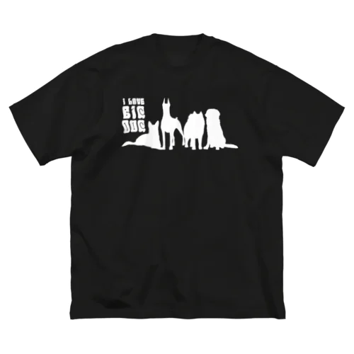 I LOVE BIG DOG！ groovy/W ビッグシルエットTシャツ