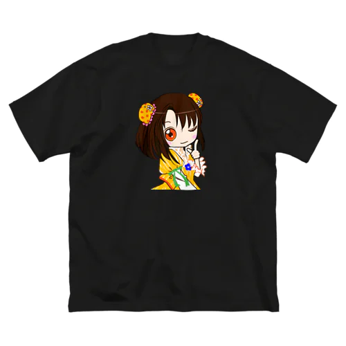 向日葵色の乙女normal ビッグシルエットTシャツ