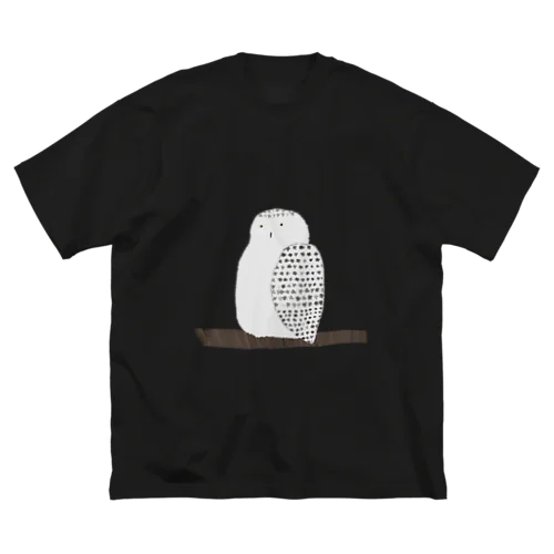 フクロウ ビッグシルエットTシャツ