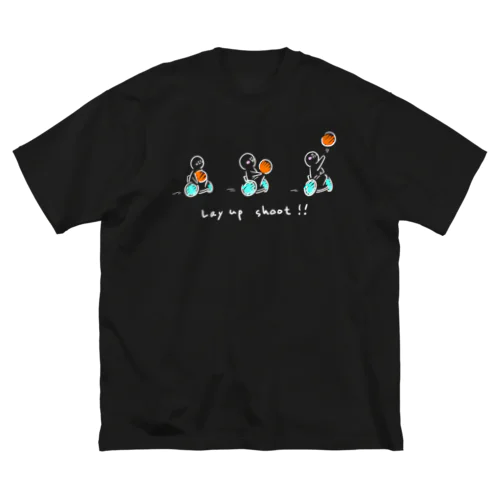 車いすバスケ　レイアップ ビッグシルエットTシャツ