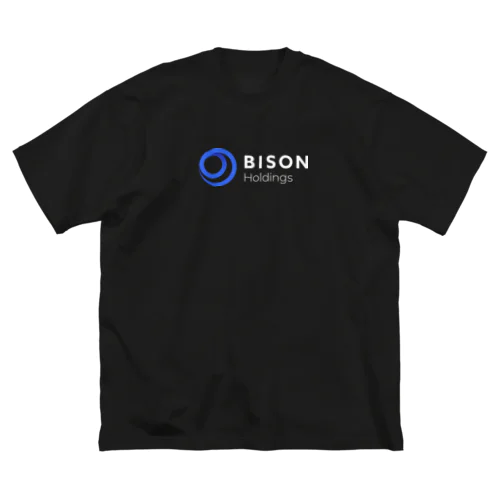 bison_logo_bluewhite ビッグシルエットTシャツ