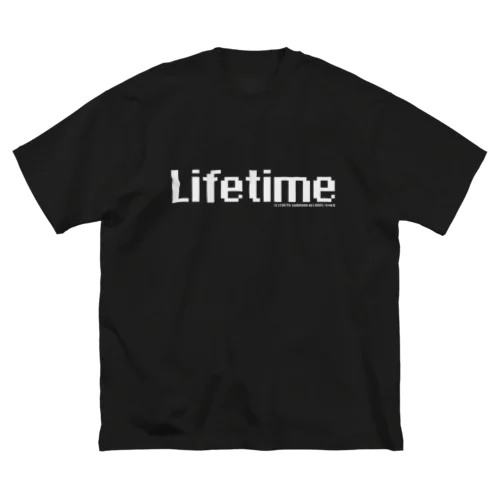 Lifetime Off-White Logo ビッグシルエットTシャツ