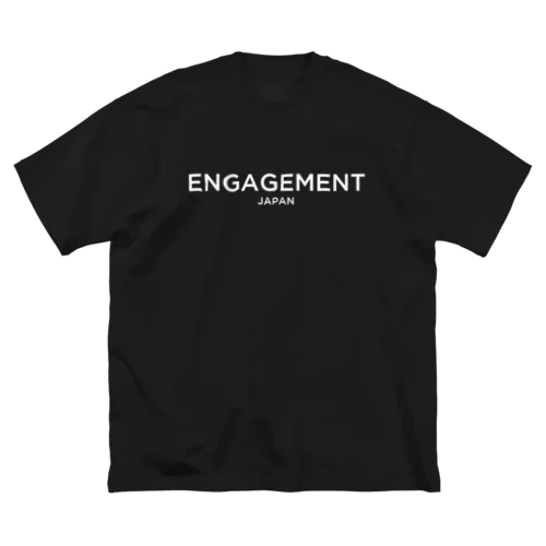 ENGAEMENT エンゲージメント BLACK Big T-Shirt