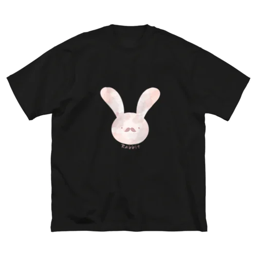 うさぎのおっさん(ブラウン） ビッグシルエットTシャツ