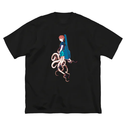 ロックタコ少女003 ビッグシルエットTシャツ