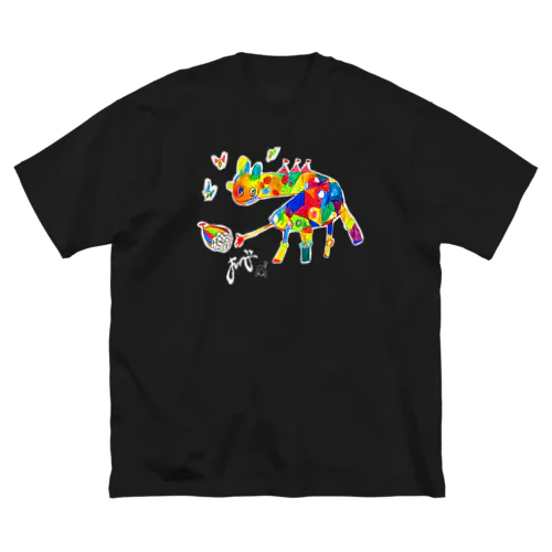 ハチミツたべたい ビッグシルエットTシャツ