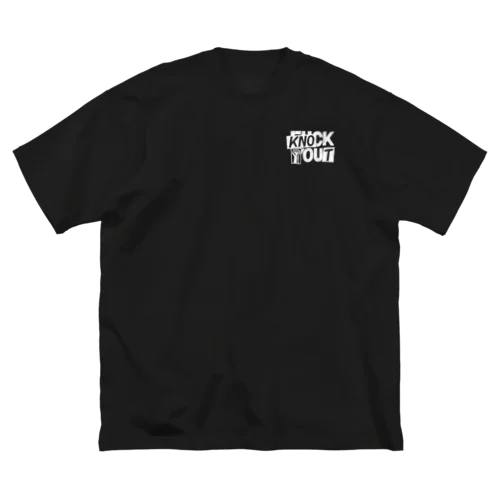 KNOCK OUT LOGO Handwritten Big T-Shirt