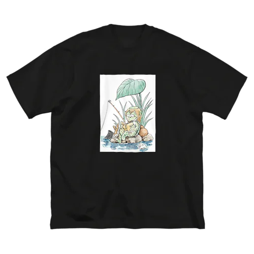 妖怪　河童 ビッグシルエットTシャツ