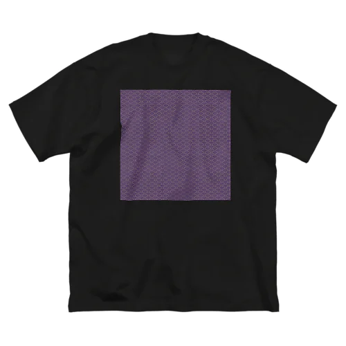 紫模様 Big T-Shirt