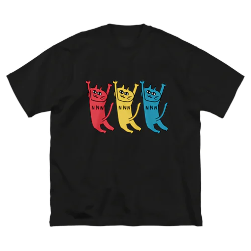 地域猫　応援デザイン　NNN限定⭐︎しばたみなみ　 ビッグシルエットTシャツ