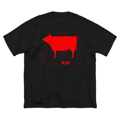 HCBC💀 SOLID RD 日本語版 ビッグシルエットTシャツ