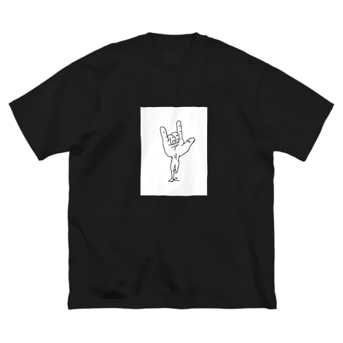 はしゃぐおてて ビッグシルエットTシャツ