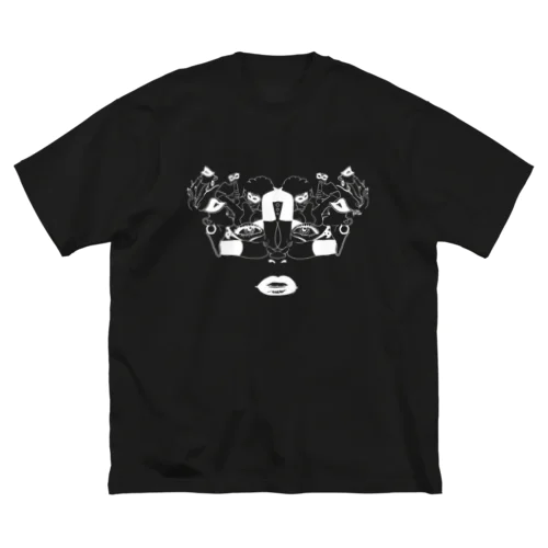 仮面＃02 ビッグシルエットTシャツ