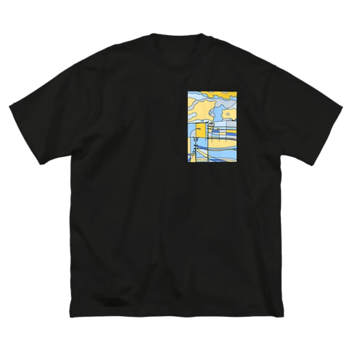 夕方の電柱 Big T-Shirt