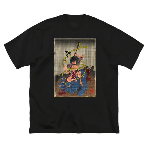 "武者絵" 3-#1 ビッグシルエットTシャツ