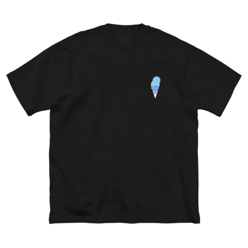 あいすT（くろβ） ビッグシルエットTシャツ