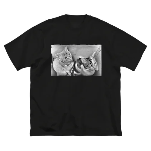 猫の兄弟 ビッグシルエットTシャツ