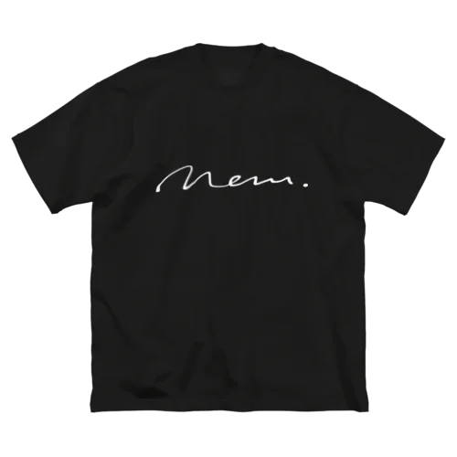 nem. ロゴグッズ ビッグシルエットTシャツ