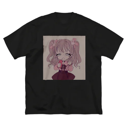 地雷系うさちゃん ビッグシルエットTシャツ