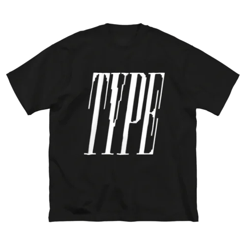 TYPE T-Pixel Slanted tee Big T-Shirt