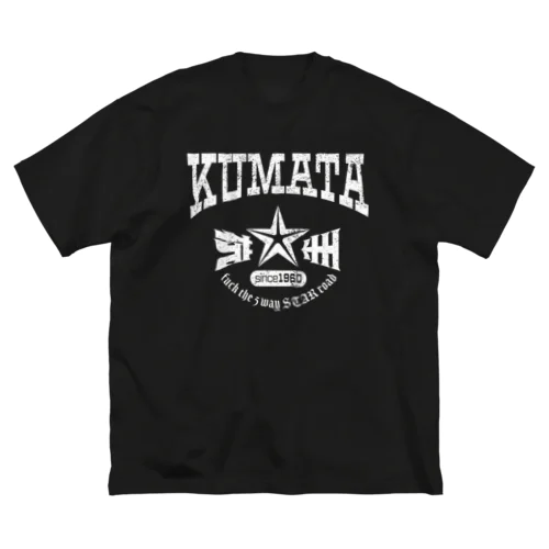 KUMATA　カレッジロゴ Big T-Shirt