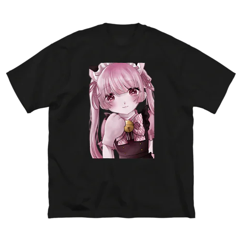 猫耳メイドちゃん ビッグシルエットTシャツ