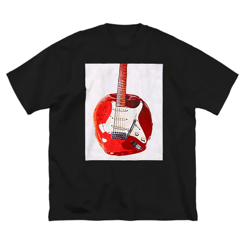 りんご飴 ギター　キャンディーアップルレッド ギター Big T-Shirt