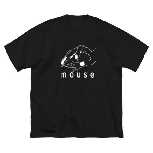 【シンプル】マウスなハムスター ビッグシルエットTシャツ