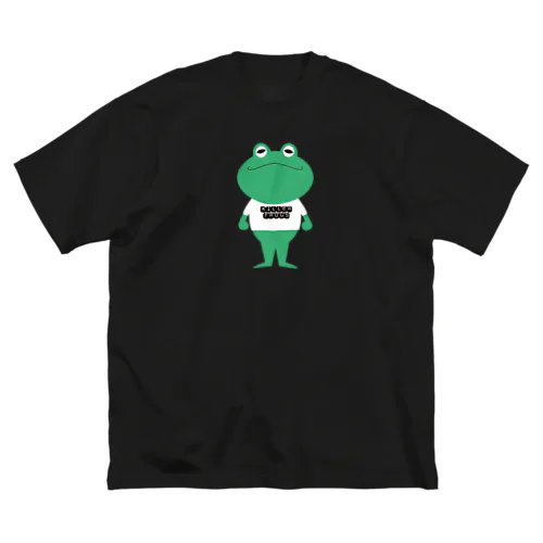 Ｔシャツを着るカエルくん Big T-Shirt