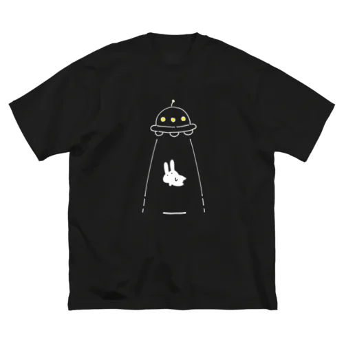 UFOにつれてかれるうさぎ ビッグシルエットTシャツ