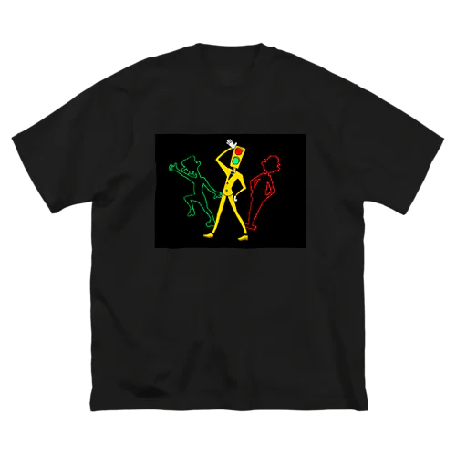 Dot Traffic Lights  ビッグシルエットTシャツ