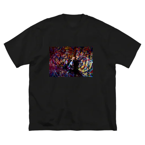 「狂気を愛に変えていく」Tシャツ Big T-Shirt