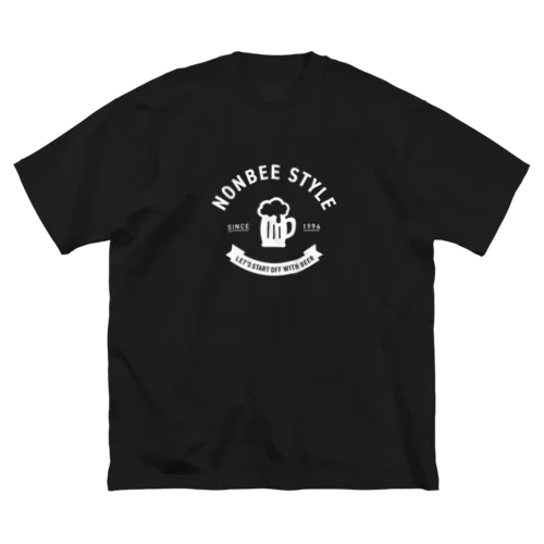 飲兵衛style ビールロゴ「とりあえず生」 ビッグシルエットTシャツ