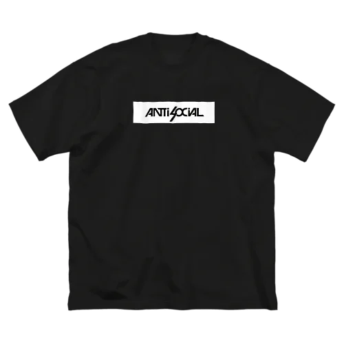 ANTi-SOCiALロゴプリント ビッグシルエットTシャツ